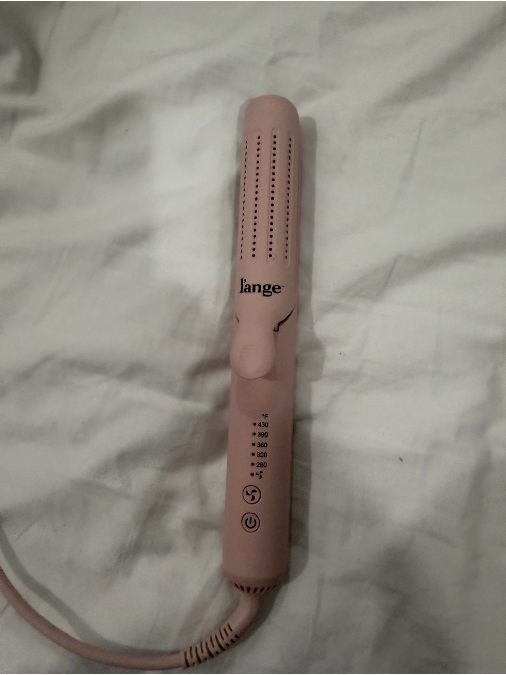 Lange Blush Pink Le Duo Flex 360 Airflow Titanium Straightener
